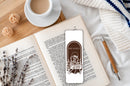 Read in Peace Bookmark – Gothic Aesthetic Reading Accessory for Book Lovers, Horror Fans & Dark Academia Vibes