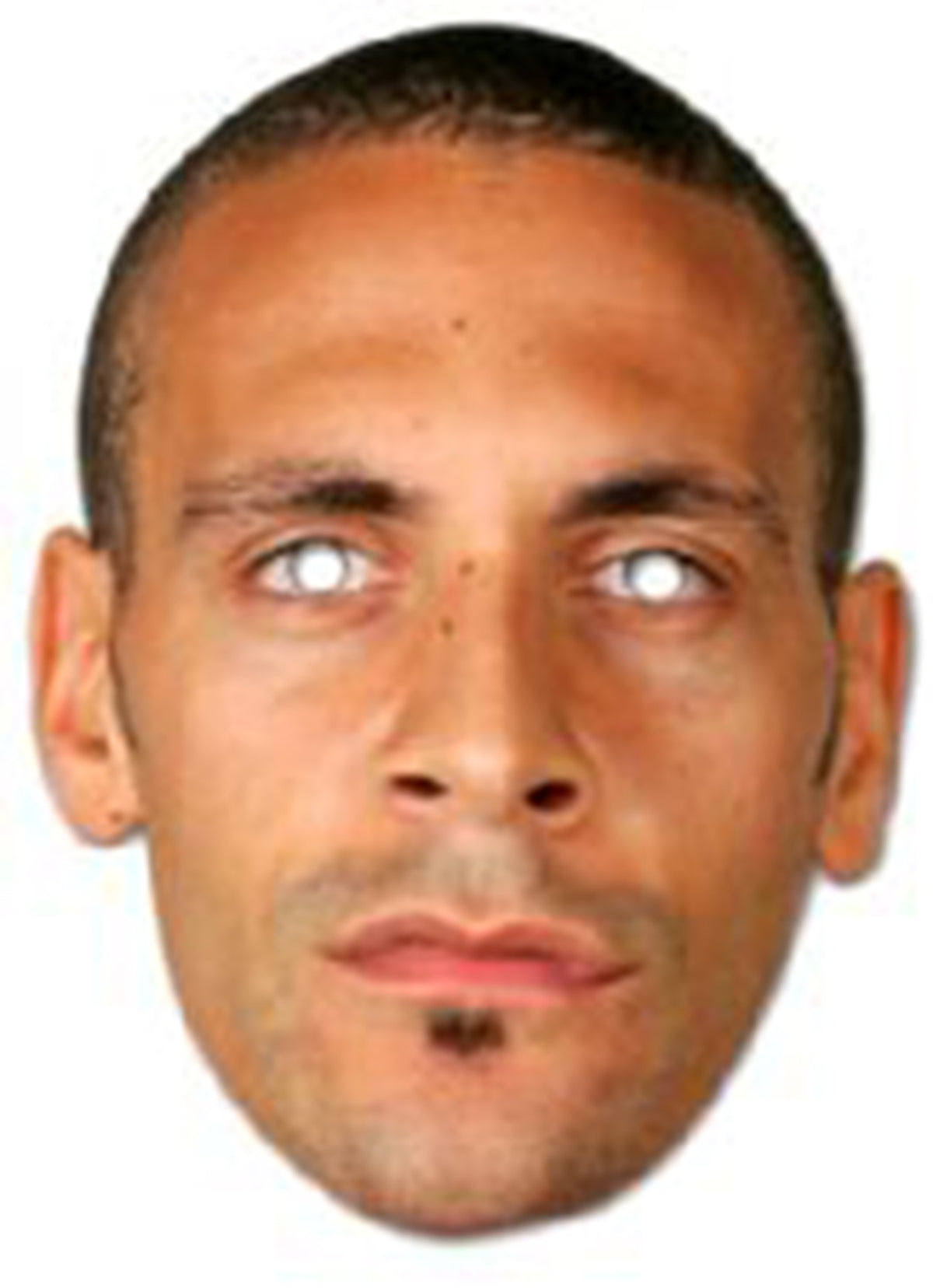 Rio Ferdinand Face Mask – Fancy Dress Cardboard Costume Mask – Rio Ferdinand face mask