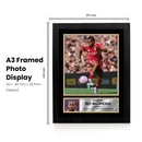 Rio Ngumoha Liverpool FC Poster – Printed Autograph Football Wall Art – Young Star Soccer Print – Liverpool Fan Gift Sports Decor
