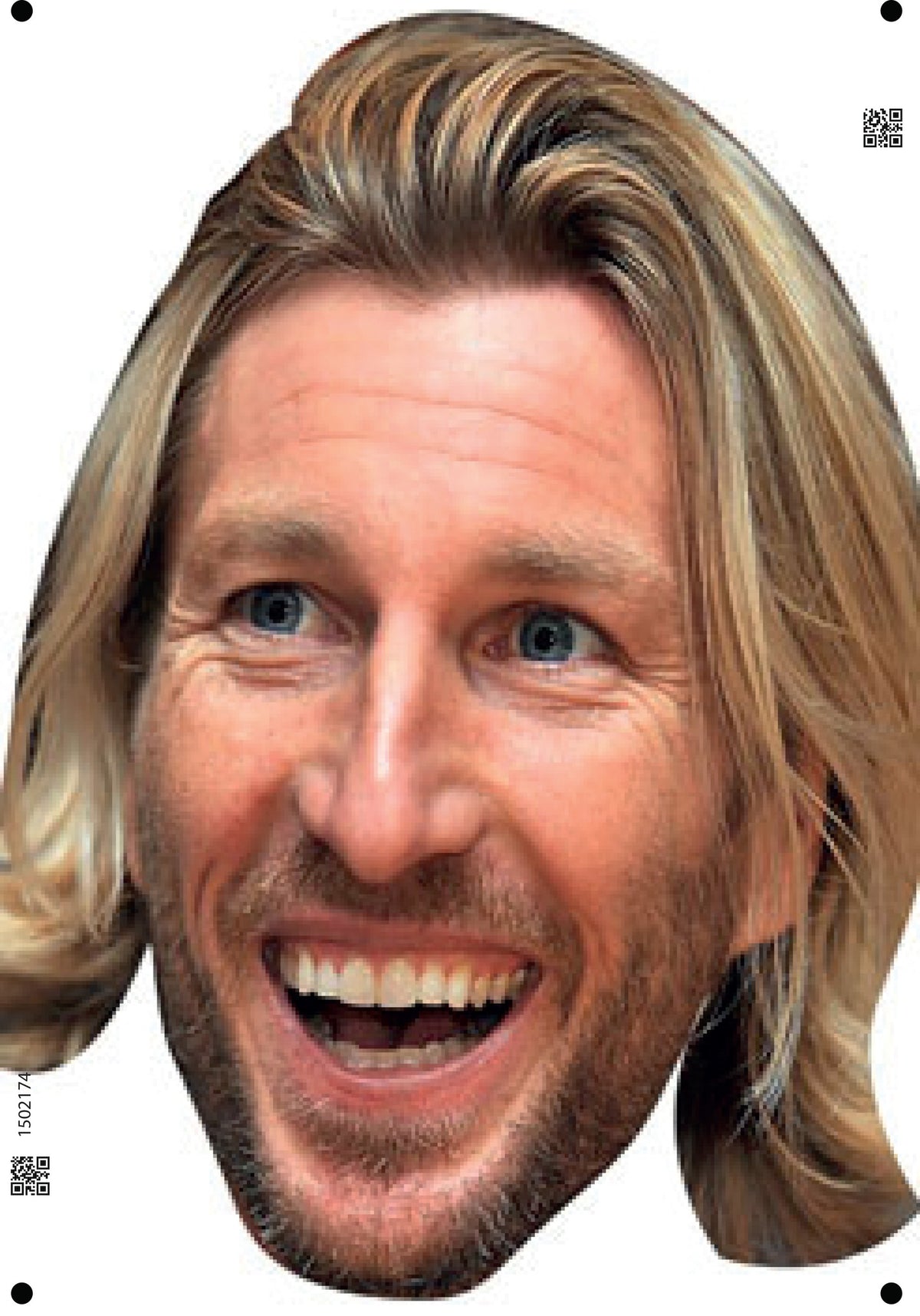 Robbie Savage Face Mask – Fancy Dress Cardboard Costume Mask – Robbie Savage face mask