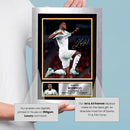 Rodrygo Signed Autograph Poster Print – Real Madrid & Brazil Football Star – Football Gift Memorabilia