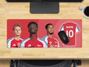 Personalised Arsenal Extra Large Mouse Mat (800mm x 300mm) - Saka, Odegard, Saliba