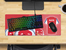 Personalised Arsenal Extra Large Mouse Mat (800mm x 300mm) - Saka, Odegard, Saliba