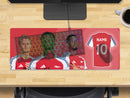 Personalised Arsenal Extra Large Mouse Mat (800mm x 300mm) - Saka, Odegard, Saliba