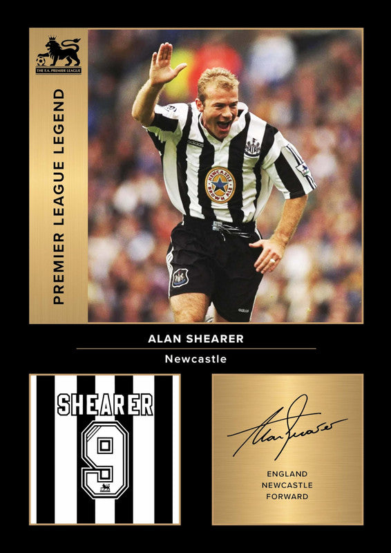 Alan Shearer Printed Signature Shirt Poster Print
