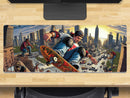 Extra Large Gaming Mouse Mat (800mm x 300mm) - Skateboard Skater Boy 1