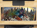 Extra Large Gaming Mouse Mat (800mm x 300mm) - Skateboard Skater Boy 1