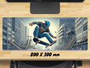 Extra Large Gaming Mouse Mat (800mm x 300mm) - Skateboard Skater Boy 2