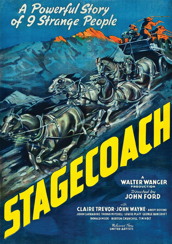 Stagecoach Movie Poster Print
