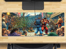 Extra Large Gaming Mouse Mat (800mm x 300mm) - Street Brawl Fighter