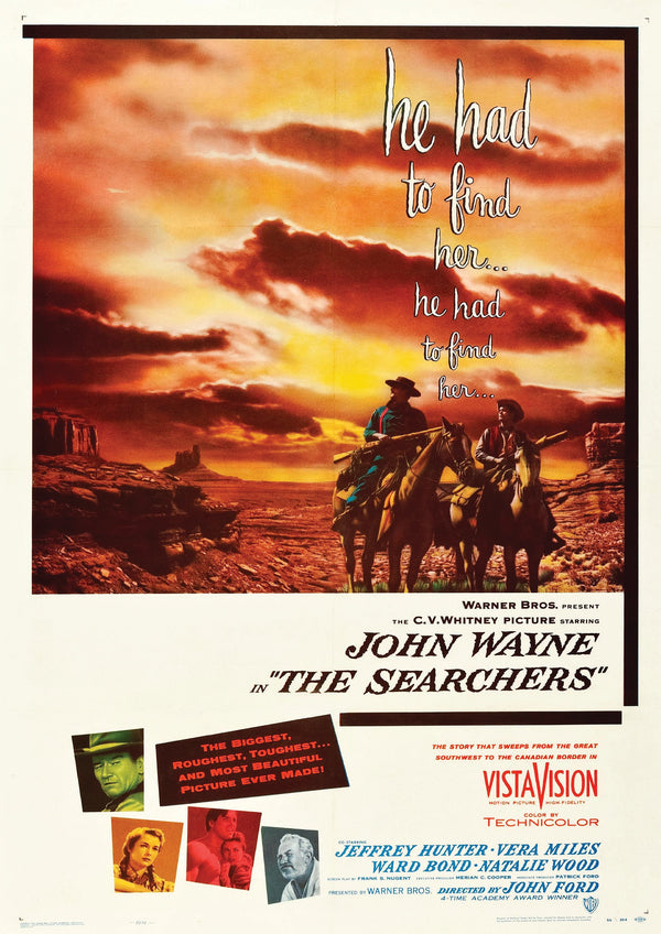 The Searchers Movie Poster Print