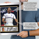 Youri Tielemans Aston Villa Signed Poster Print – Aston Villa FC Football Wall Art – Youri Tielemans Signature Style Poster – Soccer Fan Gift Decor