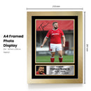 Tomas Francis Wales Rugby Poster – Printed Autograph Wall Art – Wales Rugby Union Player Memorabilia Poster for Fans