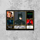 Val Kilmer Batman Forever Signed Framed Poster Print - SPECIAL EDITION (A4 to A1)