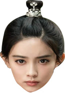 Wen Qing Celebrity Face Mask – The Untamed TV Drama Character Fancy Dress Costume Party Prop for Cosplay Hen Stag Do Accessory