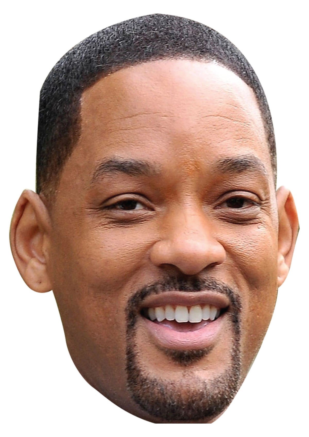 WILL SMITH Bad Boys Celebrity Party Face Mask – Will Smith celebrity party face mask printed on card, front view