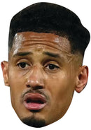 William Saliba Arsenal Face Mask – Arsenal Football Player Celebrity Card Mask – Celebrity Mask for Stag Do, Hen Night, Fancy Dress & Costume Parties – Funny Adult Card Mask