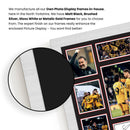 Wolves FC Poster Print – Signed Style Collage Featuring Hwang Hee-chan, Nelson Semedo & Strand Larsen  – Framed or Unframed – Gift for Football Fans