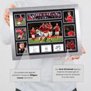 Wrexham AFC Team 2026 Poster Print – Wrexham Football Club Wall Art Featuring Phil Parkinson, Josh Windass & Ollie Rathbone – Wrexham Supporters Memorabilia Gift