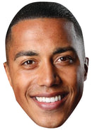 Youri Tielemans Aston Villa Face Mask – Aston Villa Football Player Celebrity Card Mask – Celebrity Mask for Stag Do, Hen Night, Fancy Dress & Costume Parties – Funny Adult Card Mask