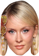Zara Larsson Face Mask – Celebrity Card Face Mask – Party Prop, Costume Accessory, Fancy Dress Mask, Photo Booth Prop for Parties, Events & Celebrations, Ready to Wear