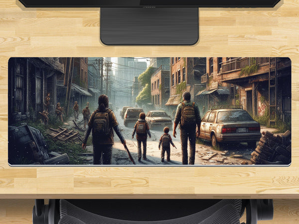 Extra Large Gaming Mouse Mat (800mm x 300mm) - Zombie Apocalypse