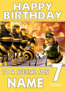 THEME INSPIRED Kids Adult Personalised Birthday Card Bee Movie Birthday Card 2