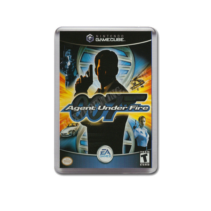007 Agent Under Fire Style Inspired Game Gamecube Retro Video Gaming Magnet