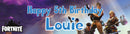 Fortnite Children's Birthday Banner Thin 6