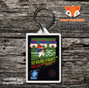 10 YARD FIGHT Retro NES Game Cover Art Gaming Keyring