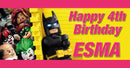 Bricks Bat  Children's Birthday Banner Thick 2