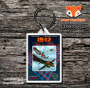 10 YARD FIGHT Retro NES Game Cover Art Gaming Keyring