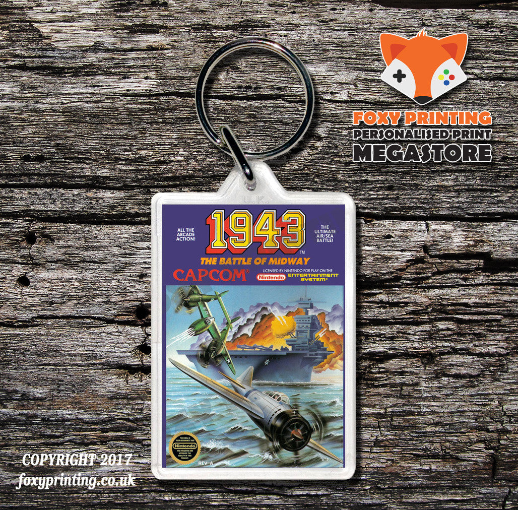 1942 NES Gaming Keyring