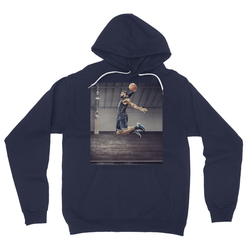 California Fleece Pullover Hoodie – S, Navy