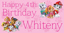 Paw Patrol Children's Birthday Banner Thick 6