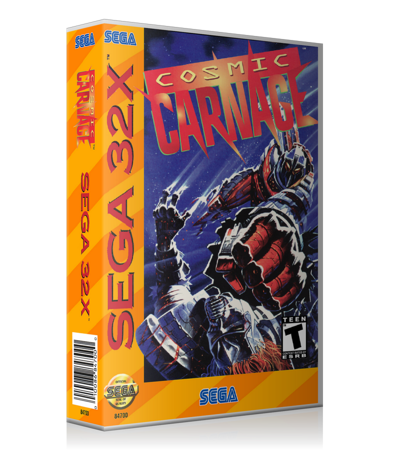 Cosmic Carnage SEGA 32x REPLACEMENT Games Case Or Cover