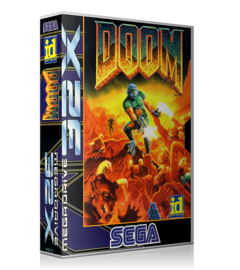 Doom Au SEGA 32x REPLACEMENT Games Case Or Cover