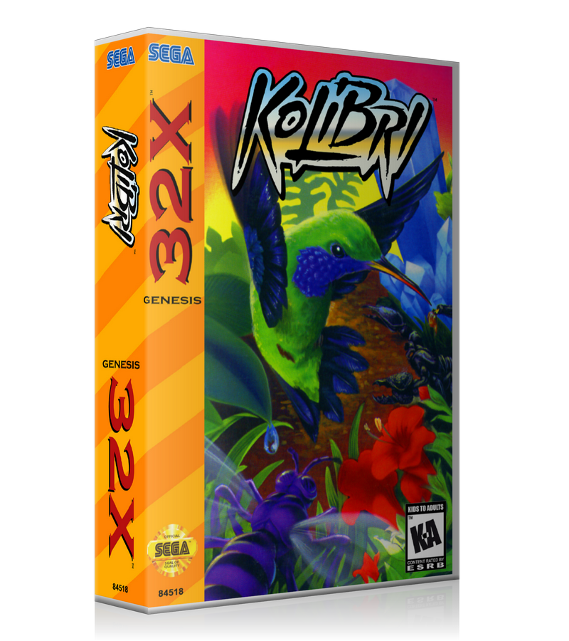 Kolibri SEGA 32x REPLACEMENT Games Case Or Cover