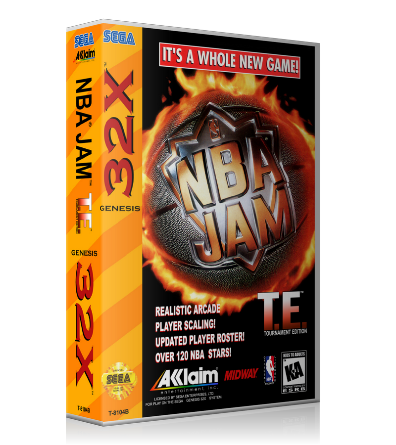 NBA Jam TE SEGA 32x REPLACEMENT Games Case Or Cover