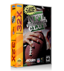 NFL Quarter Back Club SEGA 32x REPLACEMENT Games Case Or Cover