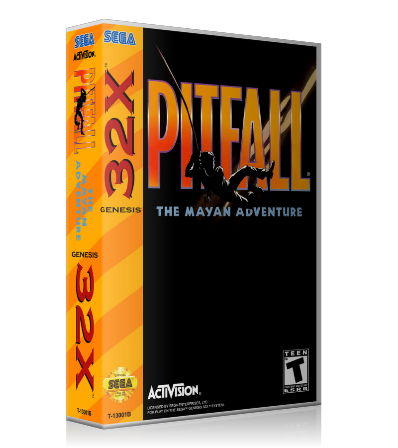 Pitfall SEGA 32x REPLACEMENT Games Case Or Cover