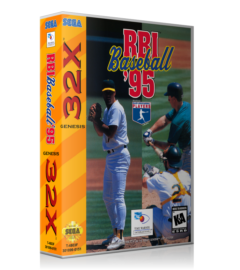 RBI Base Ball95 SEGA 32x REPLACEMENT Games Case Or Cover