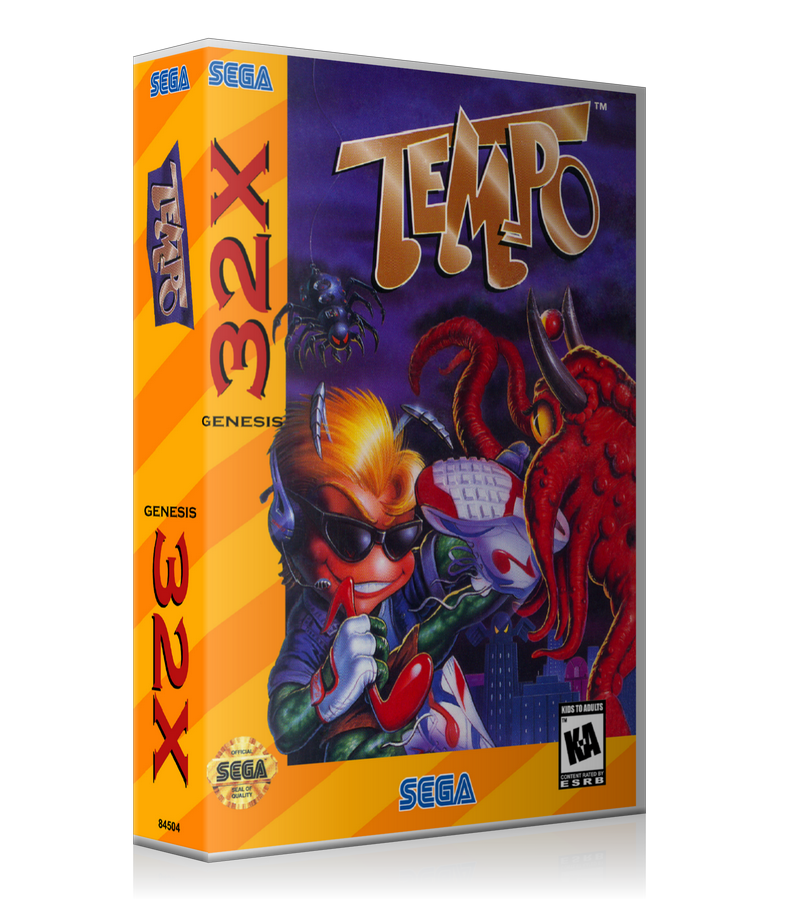 Tempo SEGA 32x REPLACEMENT Games Case Or Cover