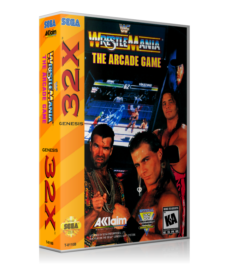 Wrestlemania The Arcade Game SEGA 32x REPLACEMENT Games Case Or Cover