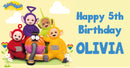 Teletubbies Children's Birthday Banner Thick 2