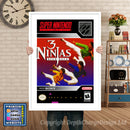 3 Ninjas Kick Back Super Nintendo GAME INSPIRED THEME Retro Gaming Poster A4 A3 A2 Or A1