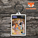 3x3 Eyes Jp Game Inspired Retro Gaming Keyring