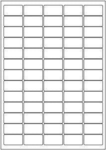 65 X Personalised Address Labels, Mailing Labels (38.1 Mm X 21.2 Mm)
