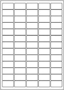 65 X Personalised Address Labels, Mailing Labels (38.1 Mm X 21.2 Mm)