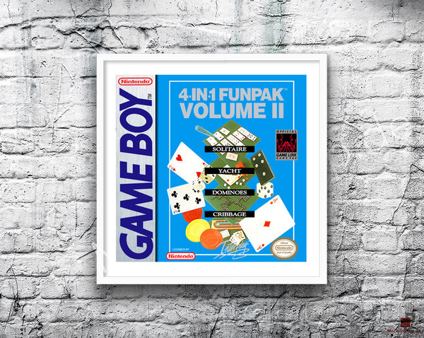 4in1fun Pak Volume Ii Game Style Inspired Retro Gaming Poster
